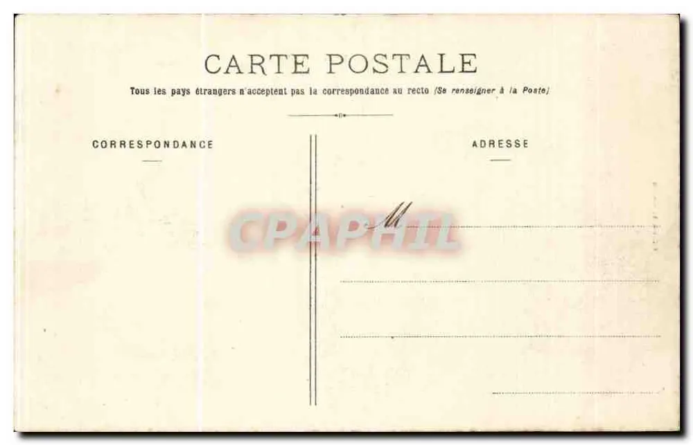 Biarritz Pittoresque — Praia em 1905 — Edição A. Simons N° 72 - Verso