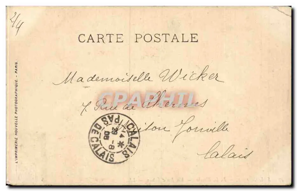 Um Jogo de Xadrez — Salon 1904 — E.L. Weesks — LL. — N°47 - Verso