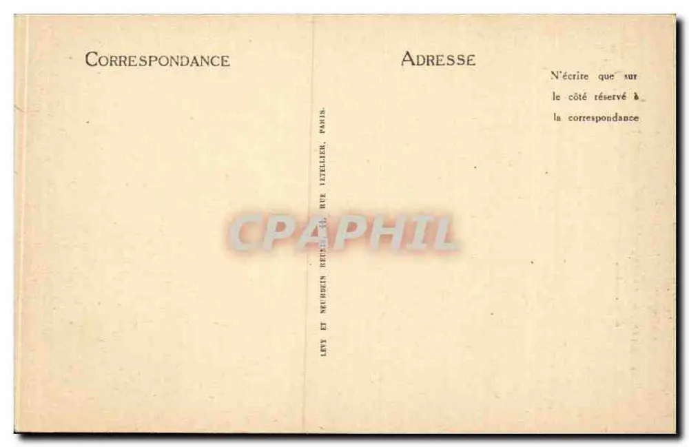 Estátua milagrosa de Santa Ana - D'Auray — série 65 — editor Levé e Neudien - Verso