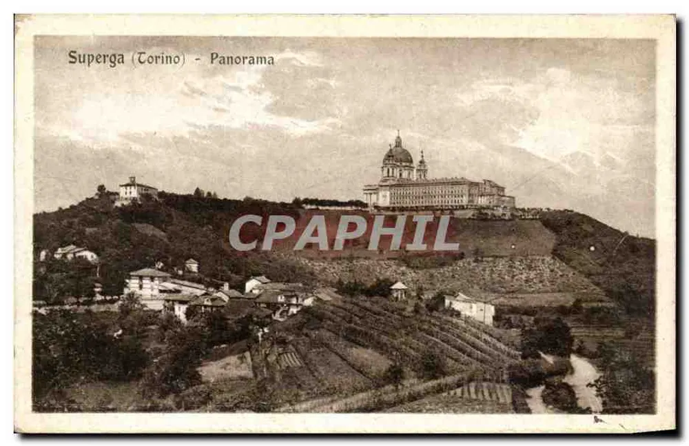 Superga (Torino) - Panorama - Vorderseite
