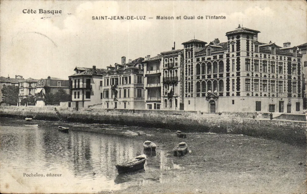 Saint-Jean-de-Luz — Haus und Quai de l'Infante — Pochelou, Verlag - Vorderseite