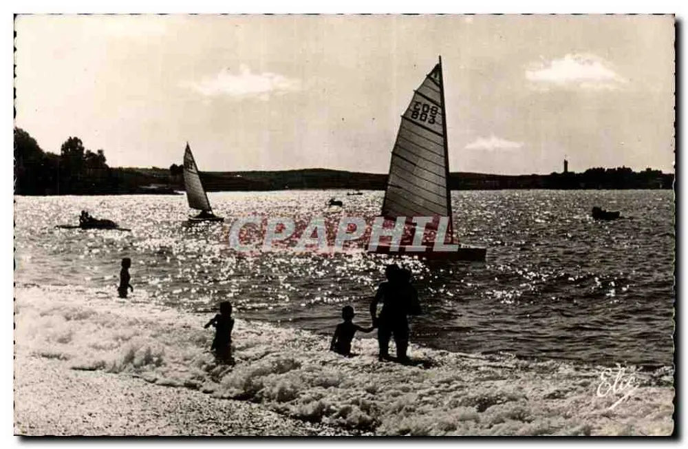 Saint-Jean-de-Luz — Segelschiffe in der Bucht — L. Chatagneau, Cours Victor-Hugo, Saint-Jean-de-Luz - Vorderseite