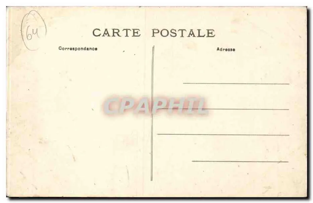 Bayonne - Rathaus und Place d'Armes — unbekannter Verlag, Nr. 23 - Rückseite