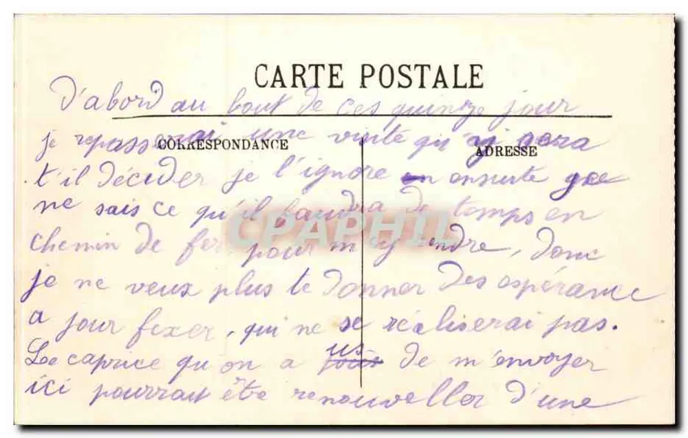 Umgebung von Royan — Vallières — Isolierte Felsen — LL. — Nr. 477 - Rückseite