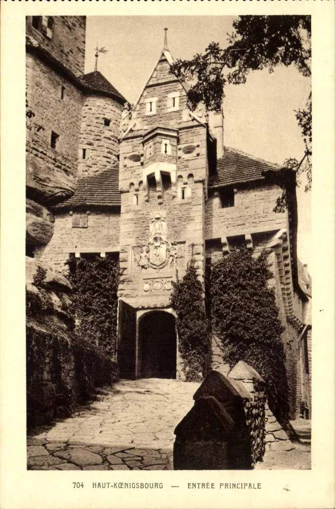 Haut-Kœnigsbourg — Haupteingang — Sonderausgabe des Schlosses - Vorderseite
