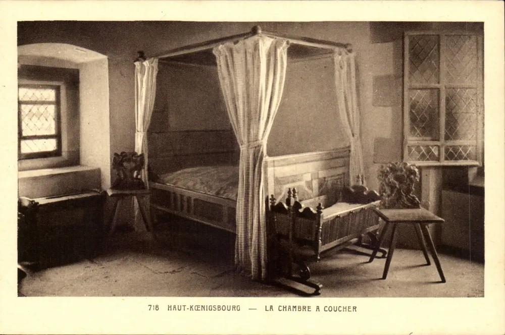 Haut-Kœnigsbourg — Das Schlafzimmer — Sonderausgabe des Schlosses - Vorderseite