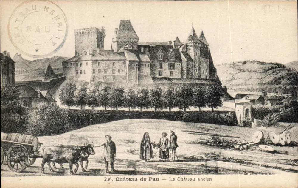 Castelo de Pau — O Castelo antigo — Bastien Varichon n°236 - Frente