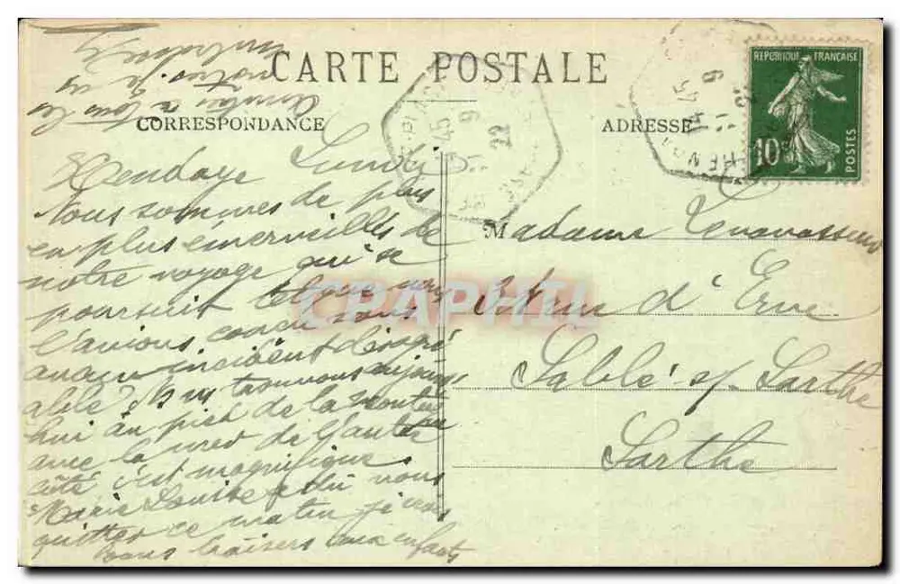 Panorama de Fontarabie, Hendaye, Saint-Jean-de Luz, de la Côte d'Argent — Phototypie Marcel Delboy, Bordeaux, n°28 - Rückseite
