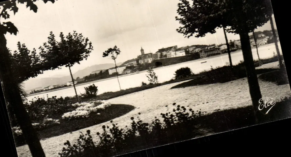 Fontarabie — Ansicht der Jardins d'Hendaye — L. Chatagneau, 92, rue Victor-Hugo, Bordeaux - Vorderseite