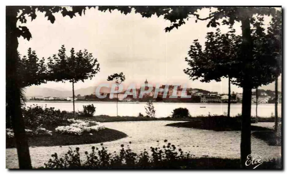 Fontarabie — Ansicht der Gärten von Hendaye — L. Chatagreau - Vorderseite