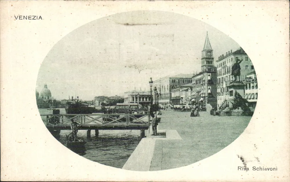 Venedig — Riva Schiavoni — zweite Serie - Vorderseite