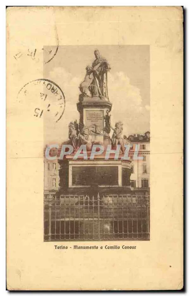 Torino - Denkmal für Camillo Cavour — Verlag nicht sichtbar - Vorderseite