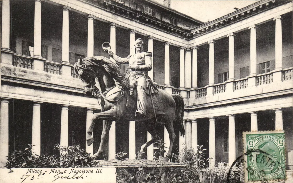Mailand - Denkmal für Napoleon III - Gréoli - Vorderseite
