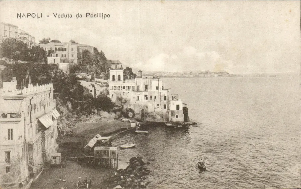 NAPOLI - Veduta da Posillipo — Panoramablick von Posillipo — Ed. Raimondo Renza e C. Nr. 0030 - Vorderseite