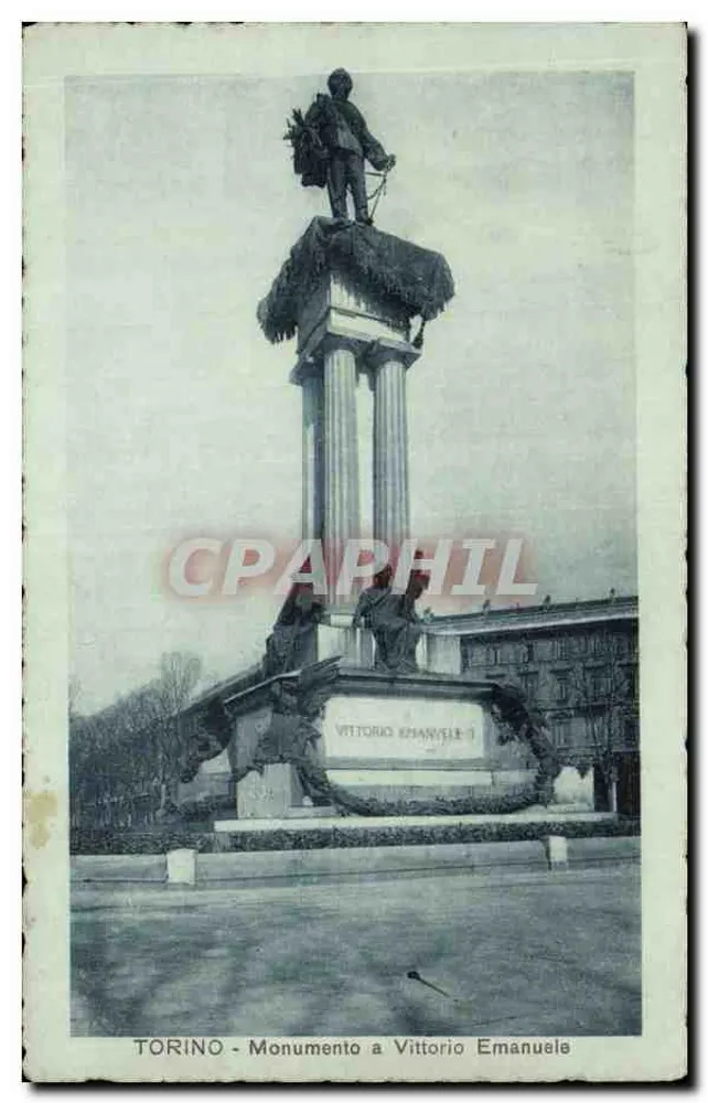 Turin - Denkmal für Vittorio Emanuele I — unbekannter Verleger, Seriennummer nicht sichtbar - Vorderseite