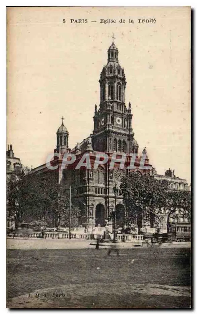 Paris — Igreja da Trindade — J. M. T. Paris - Frente