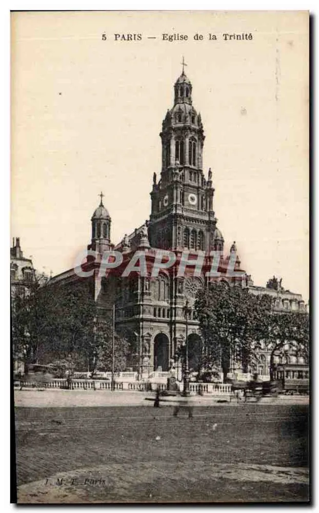 Paris — Igreja da Trindade — J. M. T. Paris - Frente