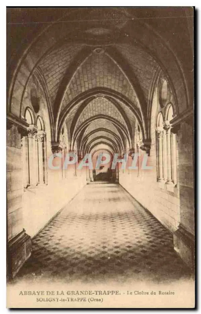 Abtei la Grande-Trappe — Der Rosenkranz-Klosterhof — Soligny-la-Trappe (Orne) - Vorderseite