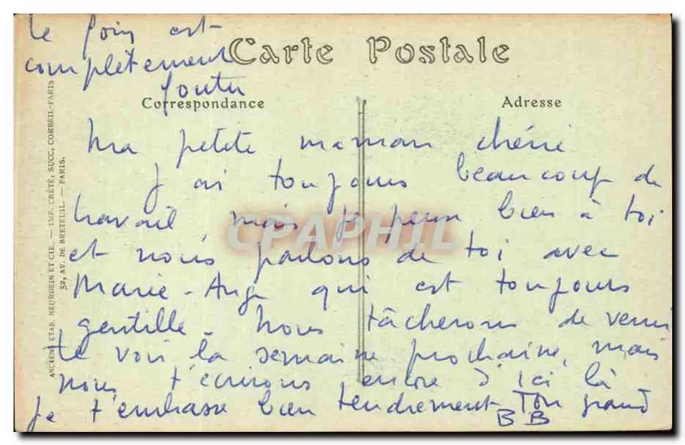Castelo de Ouilly-du-Houley — Calvados — Séculos XVI e XVII — N.D. Phot. - Verso