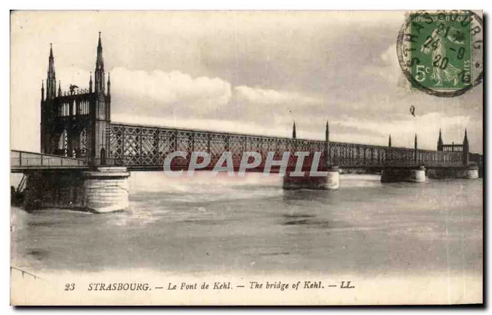 Estrasburgo — O Ponte de Kehl — LL. n°23 - Frente