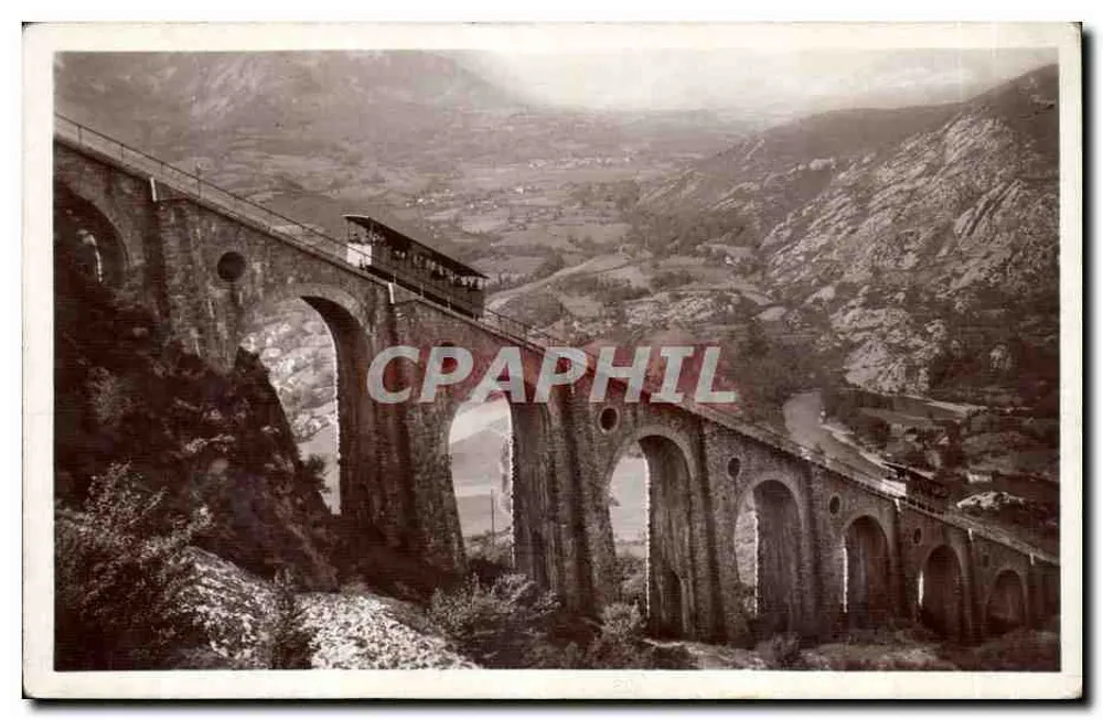 Lourdes — Seilbahn des Pic du Jer — Der Große Viadukt - Vorderseite
