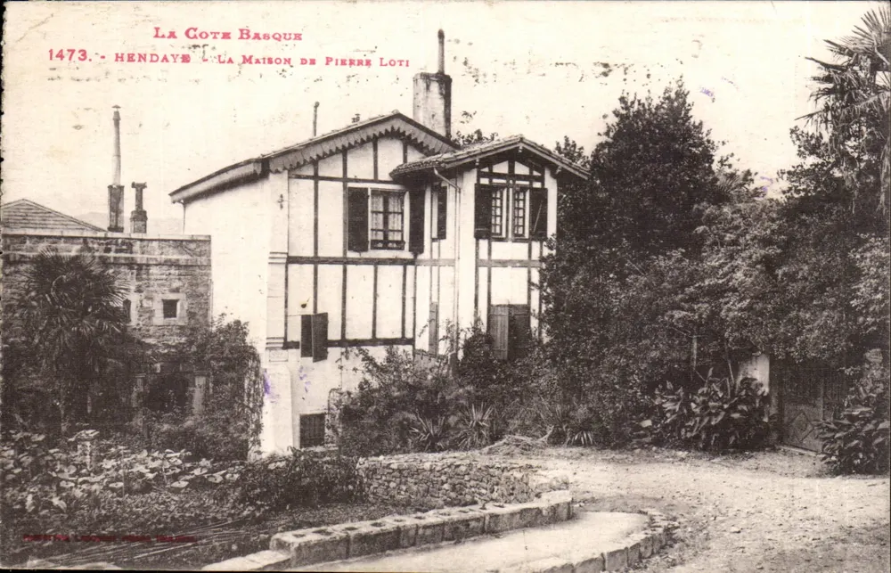 Hendaye — A Casa de Pierre Loti — A Côte Basque, n°1473 - Frente