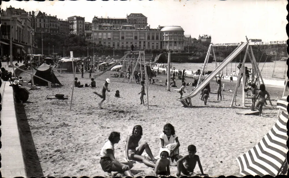 Biarritz - Ansicht der großen Strand - Editions L. Laville - Vorderseite