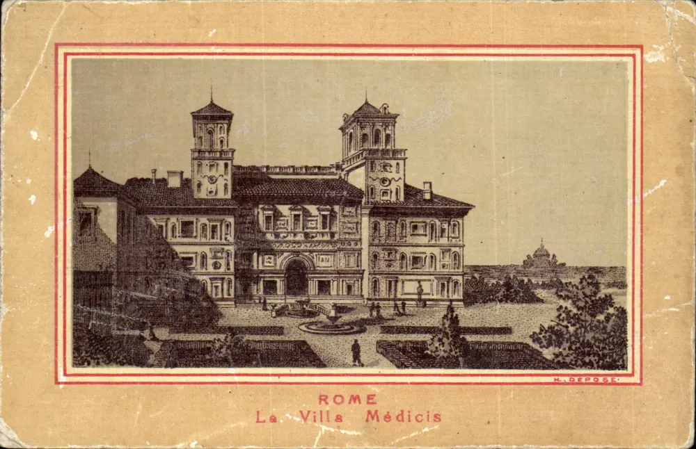 Rom — Die Villa Medici — H. DEPOSE - Vorderseite
