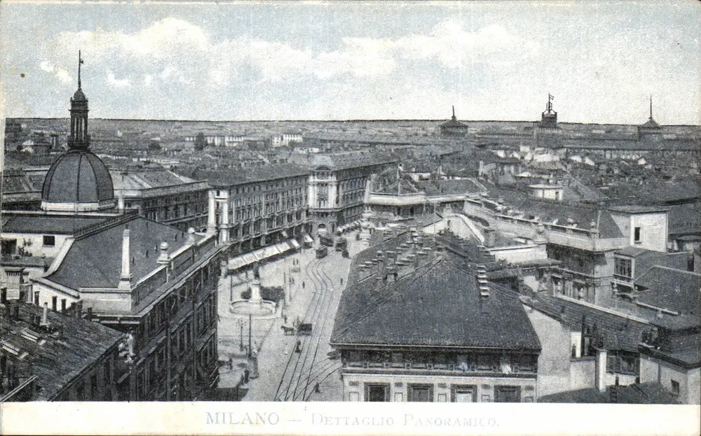 Mailand — Panoramadetail — D. Rinnin - Vorderseite