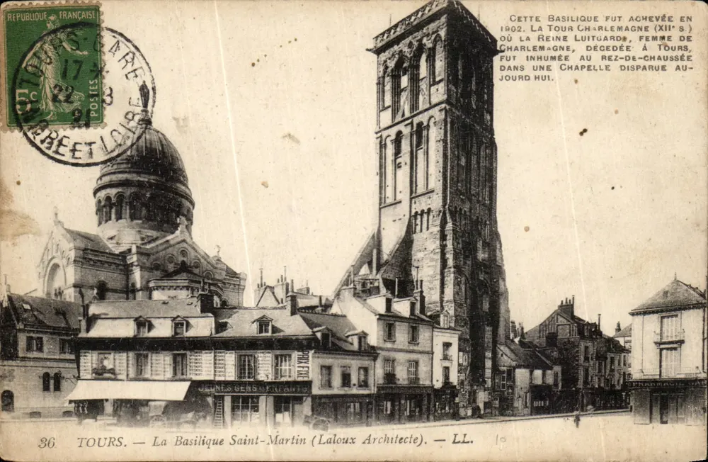 Tours — La Basilique Saint-Martin (Laloux Architecte) — éditeur LL, n°36 - Frente