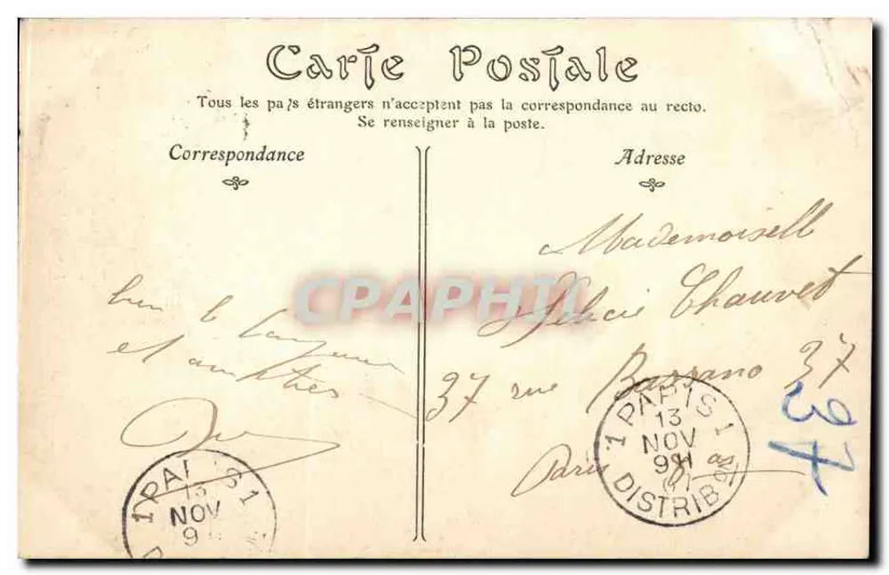 Angers — A Catedral — ND Phot - Verso