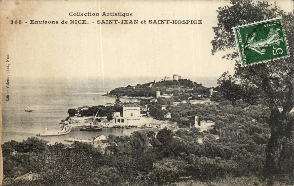Saint-Jean en Saint-Hospice — Omgeving van Nizza — Uitgave Giletta, Nizza, n°368 - Voorkant