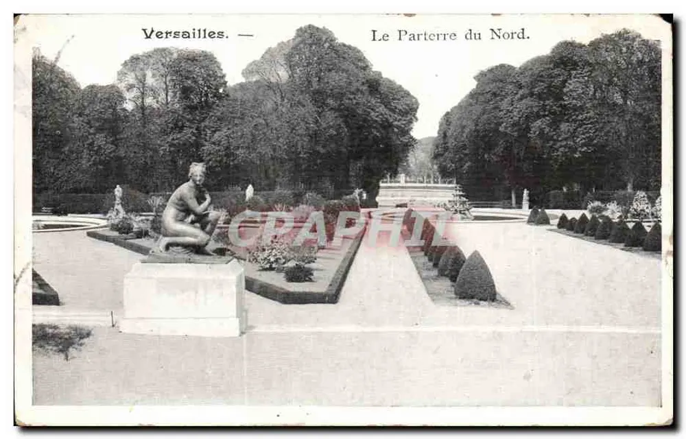 Versailles — O Parterre do Norte — Editor não identificado - Frente