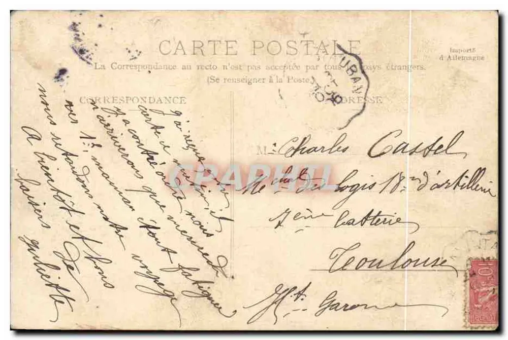 Pountia und die Bidassoa — Hendaye, Basses-Pyrénées — Verlag Pountia und die Bidassoa, n° 105661,12 - Rückseite