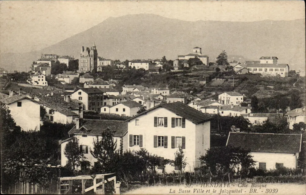Hendaye - Basque-Küste - Unterstadt und Jaizquibel - BR. - 3039 - Vorderseite