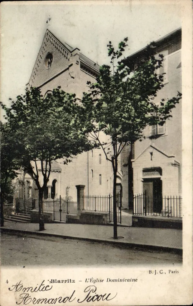 Biarritz — Die Dominikanerkirche — B. J. C., Paris - Vorderseite