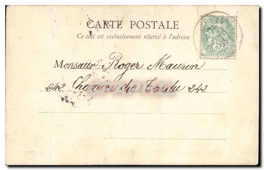 Biarritz — Die Dominikanerkirche — B. J. C., Paris - Rückseite
