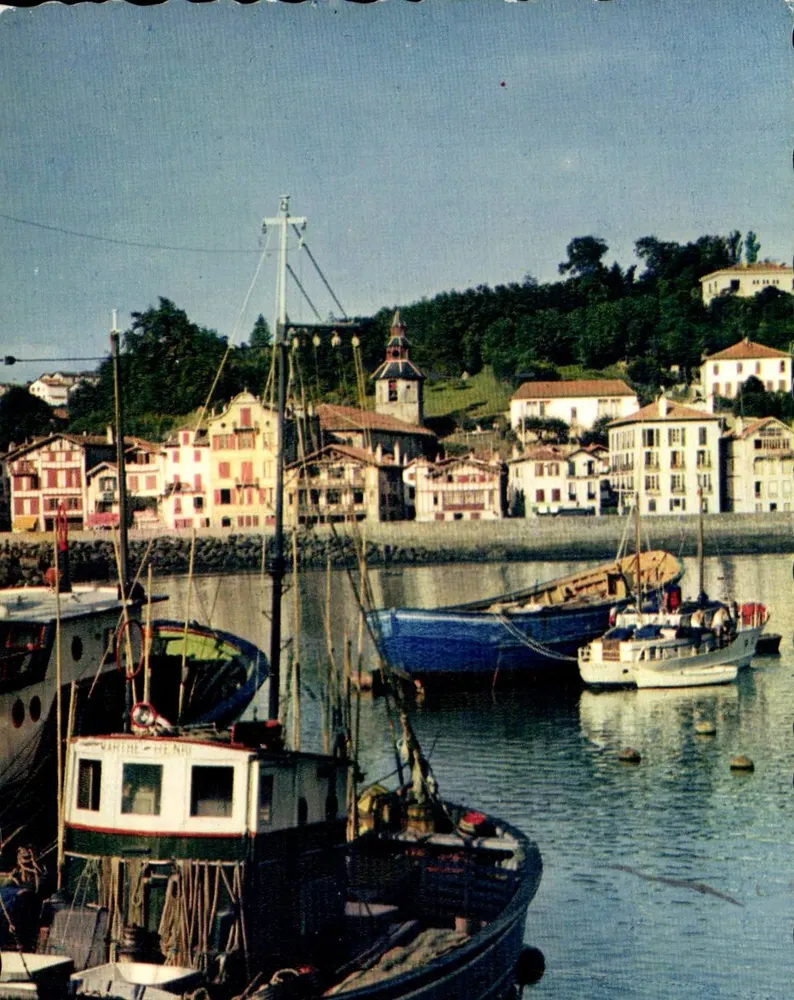 Hafen von Ciboure — Ansicht des Kai und der Boote — Verlag Lumicad - Vorderseite