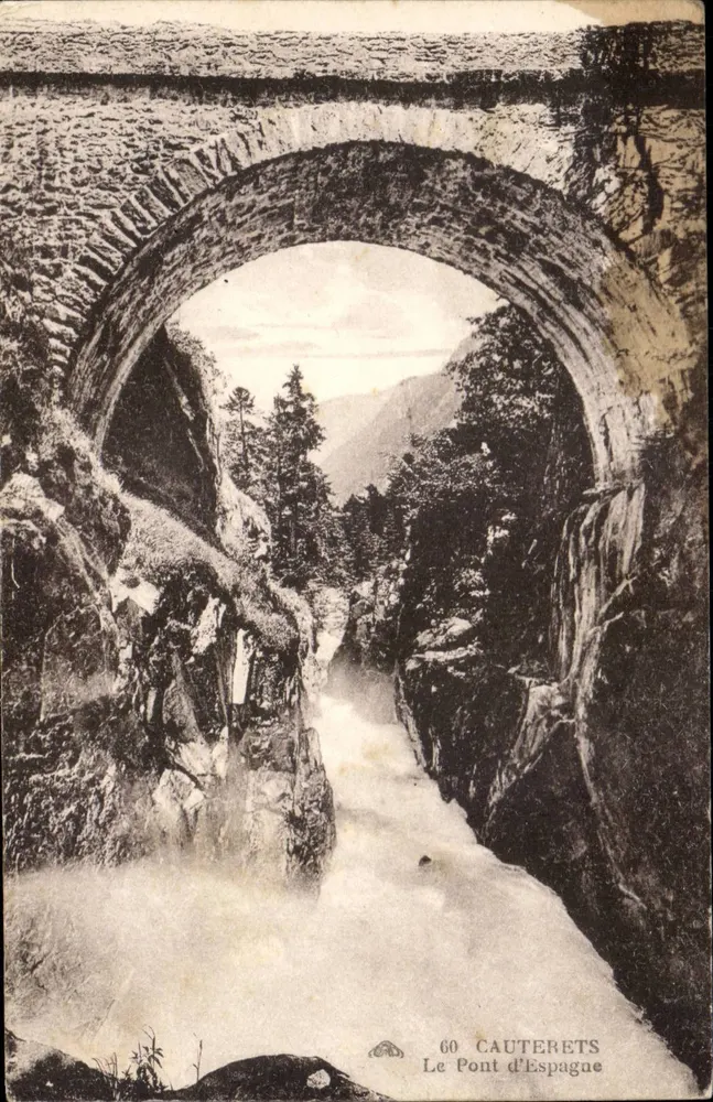 O Ponte d'Espagne — Cauterets — editor não visível - Frente