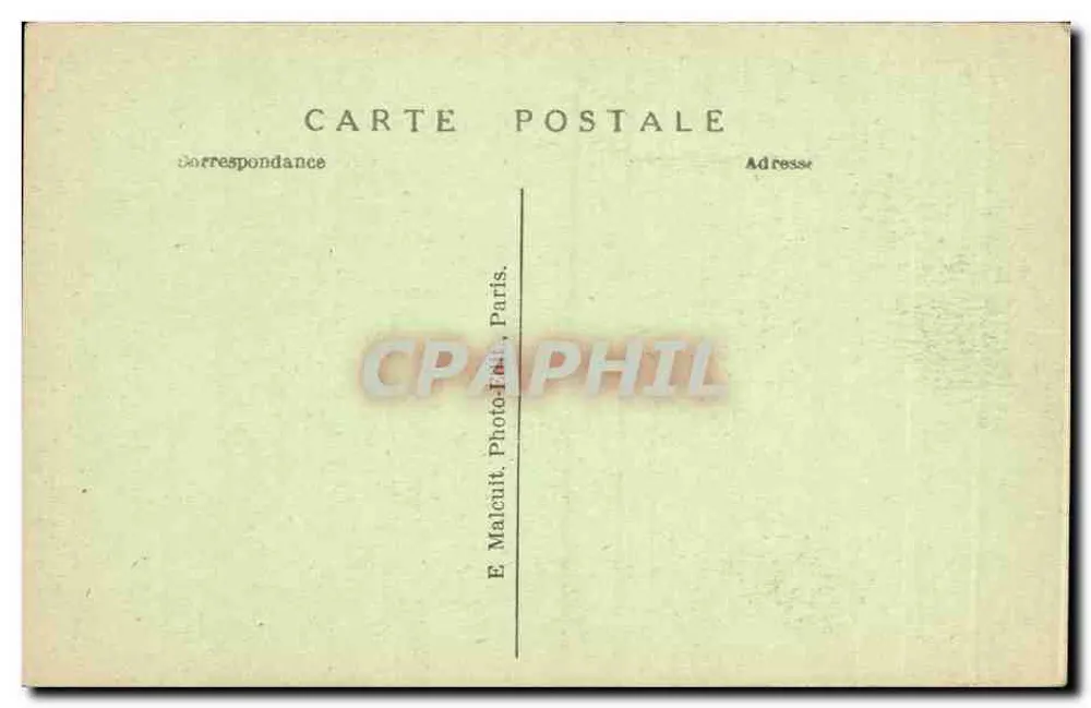 Vincennes — A Capela do Forte — E.M. n°1043 - Verso