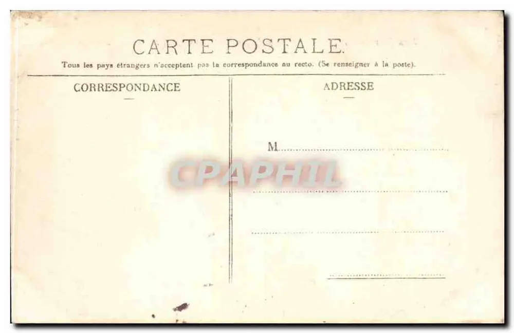 Hendaye — Casino und Avenue de la Plage — A. Villatte, Verlag, Tarbes - Rückseite
