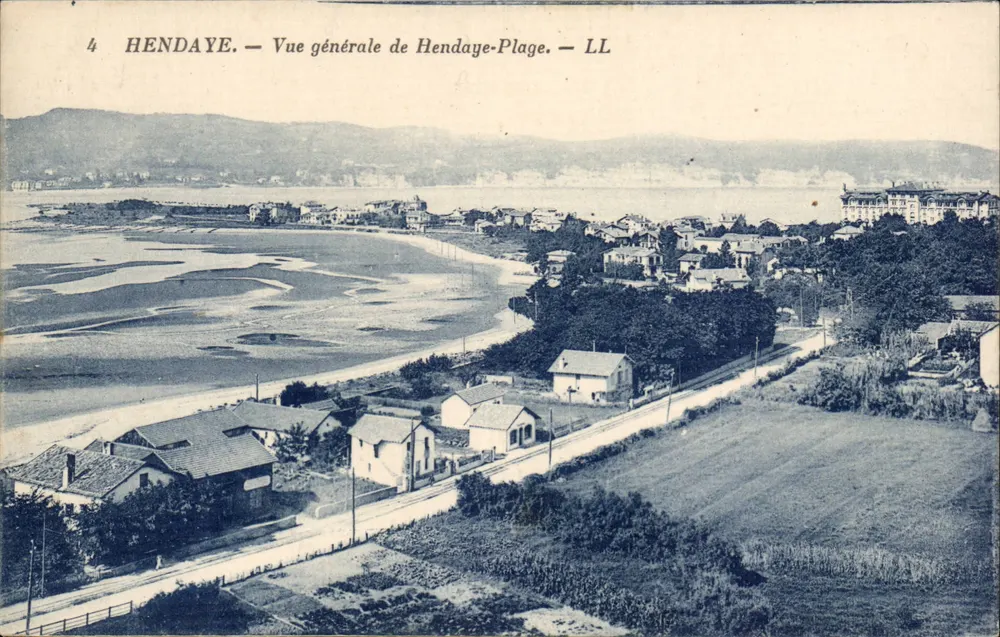 Hendaye — Vista geral de Hendaye-Plage — LL - Frente