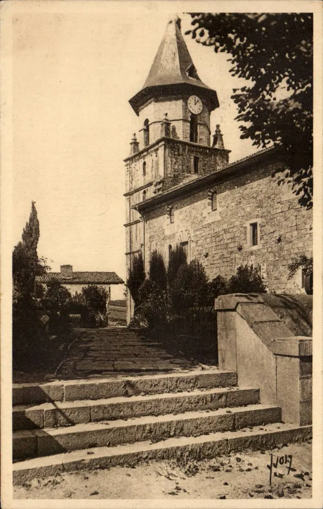 Ainhos (Basses-Pyrénées) — A Igreja — Les Éditions d'Art d'Aurignac - Frente