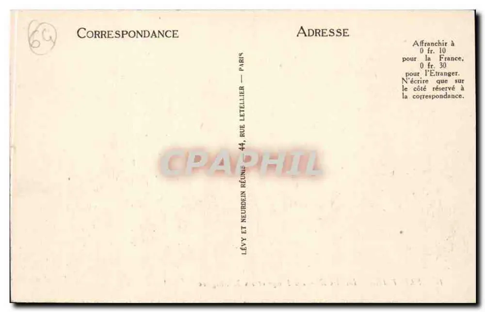 Saint-Jean-de-Luz — Die Strände und die Berge — Verlag Lévy et Neurdein, Nr. 17 - Rückseite