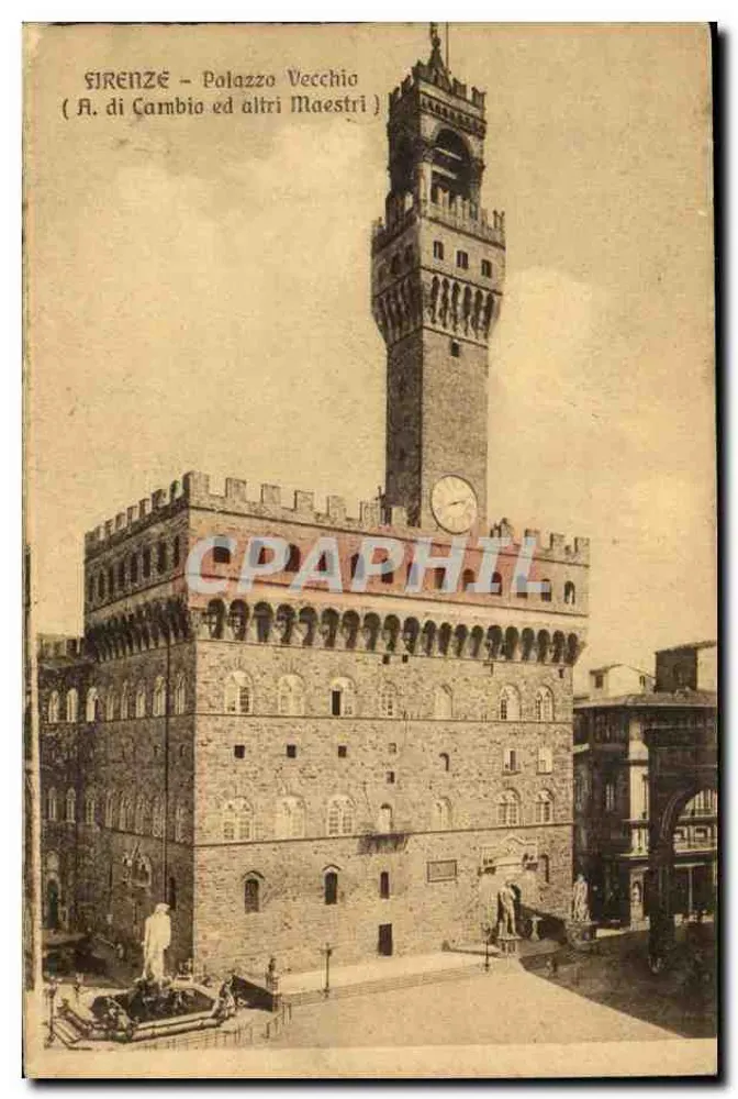 Florenz - Palazzo Vecchio (A. di Cambio und andere Meister) - Vorderseite