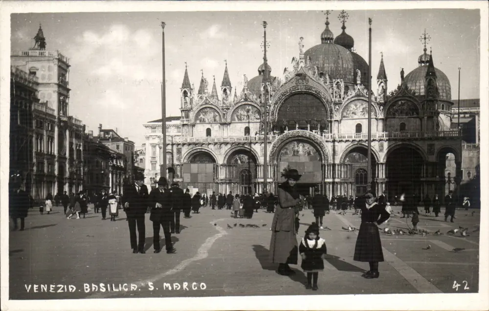 Venedig. Basilika S. Marco — Verlag Tensi, Seriennummer 42 - Vorderseite