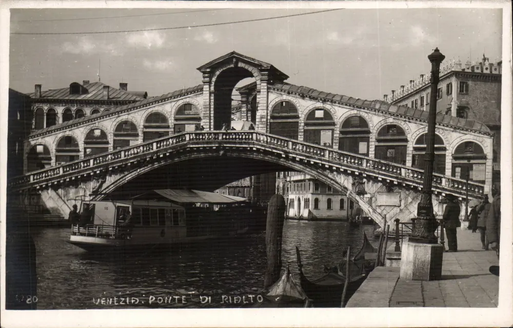 Venedig - Brücke Rialto — Tensi - Vorderseite