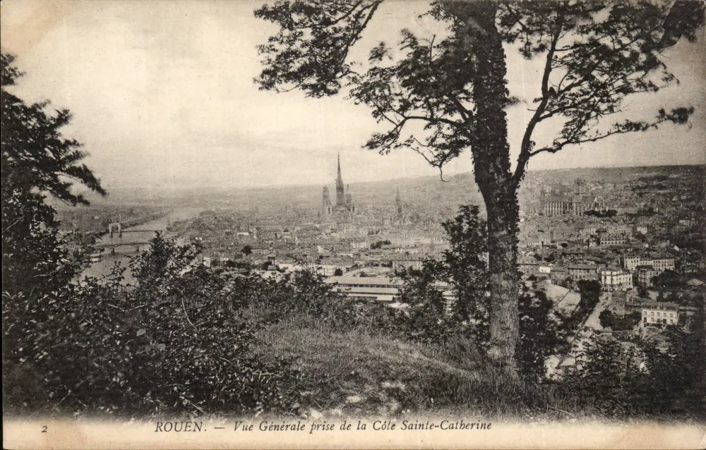 Rouen — Allgemeine Ansicht vom Côte Sainte-Catherine — De Vigne - Vorderseite