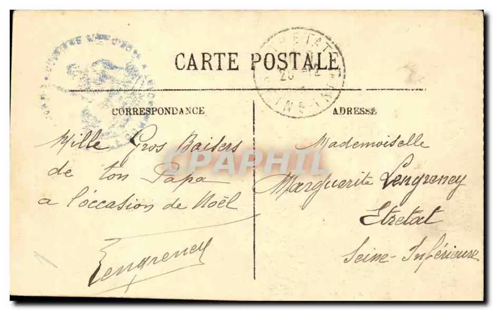 Rouen — Schloss Philippe-Auguste, erbaut 1204 — unbekannter Verleger, Nr. 482 - Rückseite