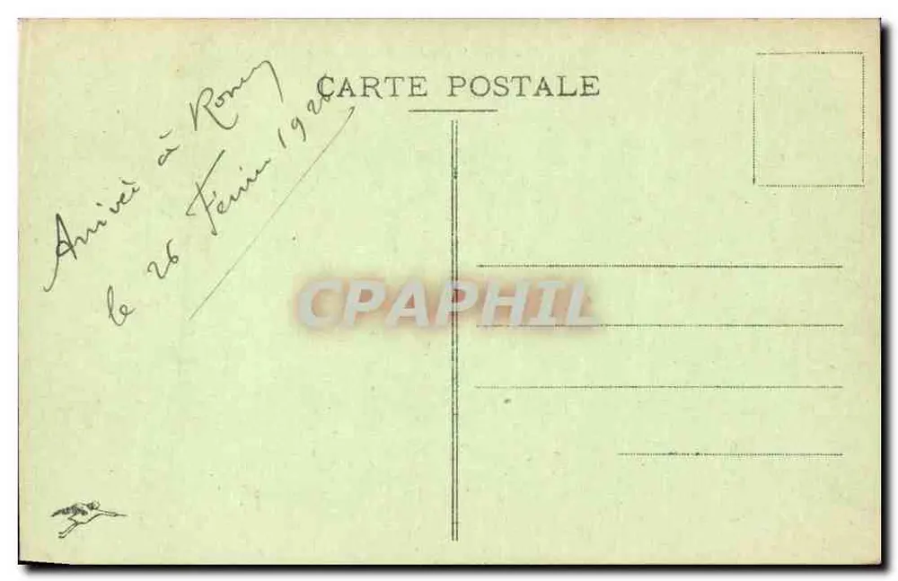 Rouen — Vista general tomada desde el Transbordeur — n.º 302 - Reverso